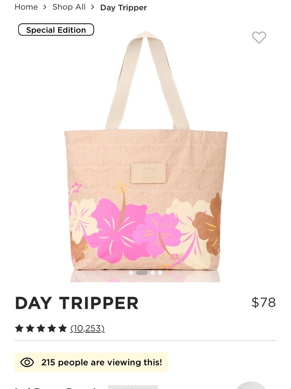 Aloha collection Lei day Daytripper Bag -SOLD OUT!! - Picture 2 of 4